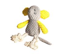 Juguete de peluche para dentición que hace sonido, juguetes chirriantes para perros, de ratones masticables para mascotas, aumenta el disfrute del tiempo de juego, mantiene activo, 26,5 x 19 x 8