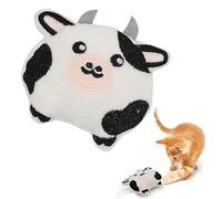 Juguete de peluche para gatos, juguete para gatos con hierba gatera | Cojín interactivo para gatos, juguete de mordedura - Alivia el estrés, suministros para mascotas de peluche, entrena a tu gato