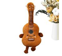Juguete de Peluche para muñeca de Instrumento Musical para Guitarra - Algodón 14.96 Pulgadas 120 g | Lindos Juguetes de Peluche para Guitarra para niños, Adorable de Mesa, Mini chitar