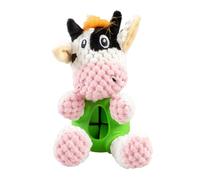 Juguete de peluche para perro vaca dispensador de goma Duvoplus 14x10x10 cm
