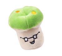 Juguete de Peluche para Perros con Forma de Seta, Juguete Interactivo Resistente a Las Mordeduras de Colores Brillantes para Cachorros, 1 Peluche (Green)