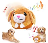 Juguete de Peluche para Perros | Juguete De Peluche Mascotas En Movimiento | Juguetes Interactivos Electrónicos Perros | Juguete Para Perros En Movimiento Que Habla Rebota automática Lavable (Perro)