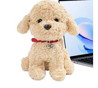 Juguete de peluche realista para perro robot 15x10x25cm - Juguete interactivo móvil que habla corriendo | Froplays Regalo electrónico para mascotas Regalo de cumpleaños Navidad Vac