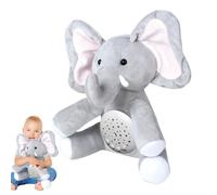 Juguete de peluche relajante, animal de peluche relajante | Chupete para dormir con música y proyector relajante - Chupete de buenas noches con luz respiratoria colorida, juguete f