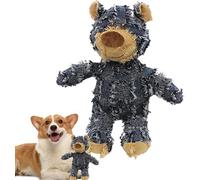 Juguete de peluche resistente a los masticables para perros, juguete duradero para dentición de oso mendigo, para el cuidado dental de cachorros