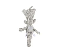 Juguete de peluche seguro para mascotas con efecto de sonido arrugado chirriante para interacción con perros, juego de búsqueda y limpieza de dientes, resistente a las mordidas