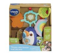 Juguete de peluche sensorial VTech Baby Titouan Toucan con anillo para carrito multicolor