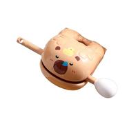 Juguete de percusión de madera de animales de dibujos animados para aliviar el estrés y meditaciones