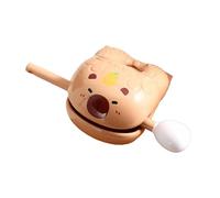 Juguete de percusión de madera de animales de dibujos animados para aliviar el estrés y meditaciones
