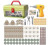 Juguete de perforación genérico juguetes para niño de 4 años, juguetes de madera, juguete para niños pequeños, juego de aprendizaje educativo, juguete para niños pequeños, kit de herramientas para |