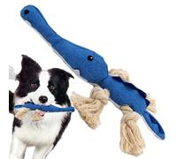 Juguete de perro chillido, juguete para perros de peluche - Soundy Sound Animal Shape Rope Rope Rope Rope,Charretando el perro interactivo de masa de masa para la dentición de cachorro pequeño, median