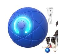 Juguete de perro con forma de rodillo, bola de perro interactiva, recargable para perros, bola de juguete interactiva, LED interactiva, juguete de perro automático, juguete de bola de perro interior