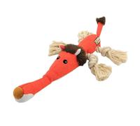 Juguete de perro de peluche, animales de peluche para perros Toy de masticación, Juguete de sonido de sonido de bocado de animal simulado, Charretando el perro interactivo de masa de masa para la dent