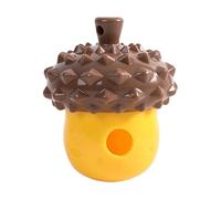 Juguete de Perro de Tratamiento Interactivo, dispensador de de alimentación Lenta, 5 Pulgadas Chew Toy with Treat Release Feature, Perro de Goma Natural, Pet with Fun Interactive Style