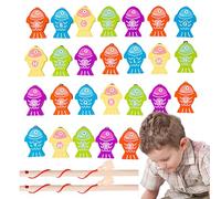 Juguete de pesca para niños pequeños, juego de pesca magnética | Juego de pesca de madera magnética | Número de juego de baño preescolar Fine Motor Habilidad Toy Educational Toy para jardín de infante