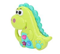 Juguete de Piano de Dinosaurio para niños pequeños, Teclado Musical Educativo con Luces y Sonidos Coloridos, Ideal para Desarrollo temprano, portátil y Seguro para bebés (Verde)