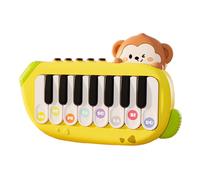 Juguete de piano para - Mini instrumento de teclado, juguete musical ABS, diseño mono con varios efectos de sonido | Juego musical educativo para aprendizaje preescolar e interacción