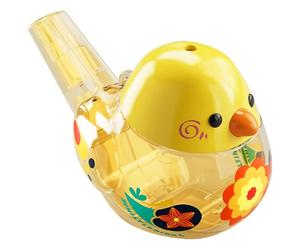 Juguete de pipa de agua para niños, diseño de pájaro, con forma de pájaro, entrenador de música de transparente, ayuda a aprender con sonido activado por agua, promueve el lenguaje y el