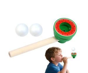 Juguete de pipa de soplado de bolas: bolas de equilibrio para niños, juego de soplado, herramienta de desarrollo cognitivo suave y divertida, actividad de ejercicio de respiración interactiva | Sumini