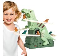 Juguete de pista eléctrica - juego de escalada de dinosaurios, música ligera de montaña rusa rusa | Juguete interactivo para niños pequeños para coordinación Aprendizaje de cumpleaños de No