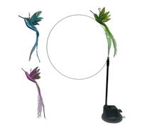 Juguete de Plumas genérico para Gatos - caña interactiva para Gatos - 3 en 1 con Elimina el aburrimiento Reduce la ansiedad favorece el Salto y el Ejercicio juguetón
