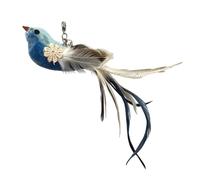 Juguete de plumas para gatos - Juguete colgante para gatito, juguetes de plumas para gatos, juguete interactivo para gatos con campanas para accesorios de varita de gato