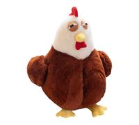 Juguete De Pollo Relleno, Juguete De Peluche | Figura De Peluche De Pollo | Peluche | Adorable Figura De Gallo De Juguete, Almohada De Cuello De Pollo Abrazable Divertida Para Los Fans B