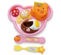 Juguete de pudín con cuchara Educación temprana Juego de simulación de plástico Juguete de refrigerio para niños pequeños Juego de rol divertido Alimentación para el desarrollo de la imaginación