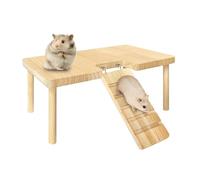 Juguete De Puente Hámster, Casa De Madera De Juguete De Madera De La Plataforma De Hámster Escalera - Plataforma De Suspensión De Hámster Juguete Escalera De Escalada Larga Para Hámsters Gerbils Raton