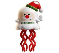 Juguete de pulpo bailando Santa Elk Mecanismo de reloj Calamar Juguete de baile Sin necesidad de batería Alivio del estrés para niños y niñas de Navidad Calamar blanco Pulpo Juguetes de Navidad.