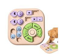 Juguete de puzle de comida para animales - Dispensador interactivo de golosinas, juego antideslizante para enriquecer la mente, actividad de entrenamiento para perros | Alimentación lenta, búsqueda de