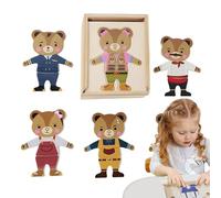 Juguete De Puzzle De Vestir - Juego Educativo De Emparejar Y Clasificar,Juegos para Cambiar De Ropa - para Niños Y Niñas A Partir De 3 Años para Fiestas Casa Y Viajes