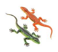 Juguete De Que Cambia De Color - Reptil Activado por Calor De 2 Piezas, Gecko Sensible Al Calor Realista, Juguete De Ciencia Educativa Stem, Reptil Blando para Aliviar El Estrés, Accesorio De
