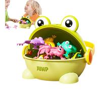 Juguete de rana que rebota en la presentación de los dedos - Toy de sapo de colores de colores variados - Frog Toy ofrece una forma divertida para que los niños mejoren sus habilidades motoras Interac