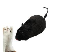 Juguete de ratón para gatos y gatos, caza felina, 16 x 6,5 x 5,8 cm, búsqueda de para jugar en interiores, peluche con función interactiva, suministros de tienda de mascotas, relleno para