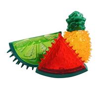 Juguete de refrigeración para Perros, mordedor para Mascotas, Juguetes masticables de enfriamiento, Juguete de dentición congelable para Cachorros, sandía, limón, piña, Forma de congelación, Juguetes