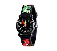 Dodosky Relojes para niñas - Los mejores juguetes de regalo para niñas de 3, 4, 5, 6, 7, 8 años, Negro (Dinosaur Black), 21 cm, Japonés
