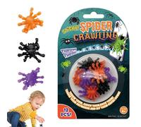 Juguete de relleno de araña, juguetes de animales espeluznantes | Juguetes pegajosos Spider Wall Climb para | Juguete de broma suave y divertido, juguetes falsos de araña para relajarse, jugar
