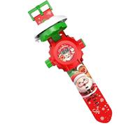 Juguete de Reloj de proyector, Reloj de Proyección de Luz para, Reloj digital de Proyección para Santa Claus, Reloj de Juguete impermeable, Juguete educativo Brillante para niños y niñas