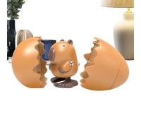 Juguete de relojería de carga - Material resistente ABS 13 x 10,5 x 8 cm | Simpático animal Ambulante broma rebotante Huevos De Capibara - Para Adultos Niños Viaje En Coche En Edad Preescolar