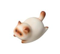 Juguete de resina para gatos mecedores, hecho a mano, decoración de escritorio, reduce el malestar laboral, mejora el estado de ánimo del hogar, figuras de movimiento, decoraciones de regalo