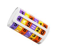 Juguete de rodillo de conteo, Juguete de cilindro digital,Cubo de cálculo de números - Juguete aritmético para, Diseño visual Claro, Reloj, Función Cognitiva para desarrollar el pensamiento matemático