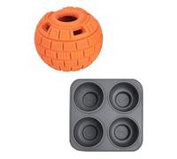 Juguete de rompecabezas de alimentación lenta para perros, juguete de silicona suave, juguete para la salud de los dientes, interacción para la dentición del perro, juguete de rompecabezas para