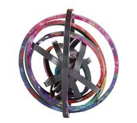 Juguete de Rompecabezas Giratorio, Rompecabezas Giratorios Ejercicio de Cerebro de Relajación Educativa Plástica para Inspirar Creatividad (Flor de Colores)