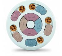 Juguete de rompecabezas para perros, cuenco interactivo de comida lenta, dispensador de golosinas, plato de juegos cerebrales para cachorros, entrenamiento de aburrimiento, estimulación cerebral de