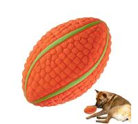 Juguete de rugby para perros, balón de fútbol indestructible, juguete interactivo para mascotas, bola flotante, juguetes de fútbol para masticadores agresivos, juguete de voleibol para mascotas