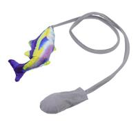 Juguete de Saltarín para Gatos, Pez Artificial de Felpa, Interactivo | Gatitos y Gatos, Juego de Atrapar y Jugar, Estimula Curiosidad, Mantiene Actividad y Reduce Arañazos