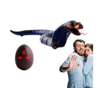 Juguete de serpiente de cascabel a distancia - broma y gadget realista de la cobra | Mini Movimiento Rastrero Para Halloween, y camping | Diseño ABS de 40 Cm con Huevo Remoto