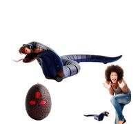 Juguete de serpiente de control remoto - Juguete de broma de serpieente de cascabel de robot realista, novedad Mini serpieente Cobra Rc | Divertida serpiente robot interactiva para niños, niños y ,