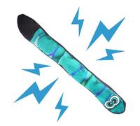 Juguete de serpiente de peluche para mascotas, juguete chirriante para perros, colores largos azules y verdes, entretenimiento para cachorros de peluche suave, razas medianas y grandes, interactivo